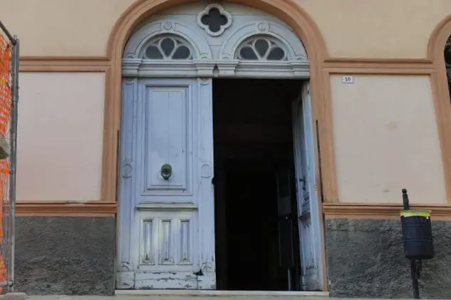 L'ingresso del Comune di Guspini (foto Scanu)