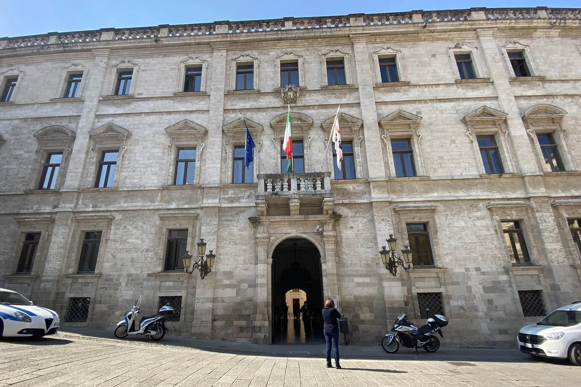 Il Municipio di Sassari (Foto Calvi)