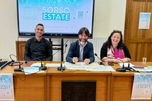 La presentazione di Sorso Estate, al centro il sindaco Demelas (foto concessa)
