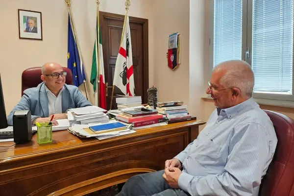 Calangianus, l'Incontro tra il sindaco Albieri e il presidente Sardu