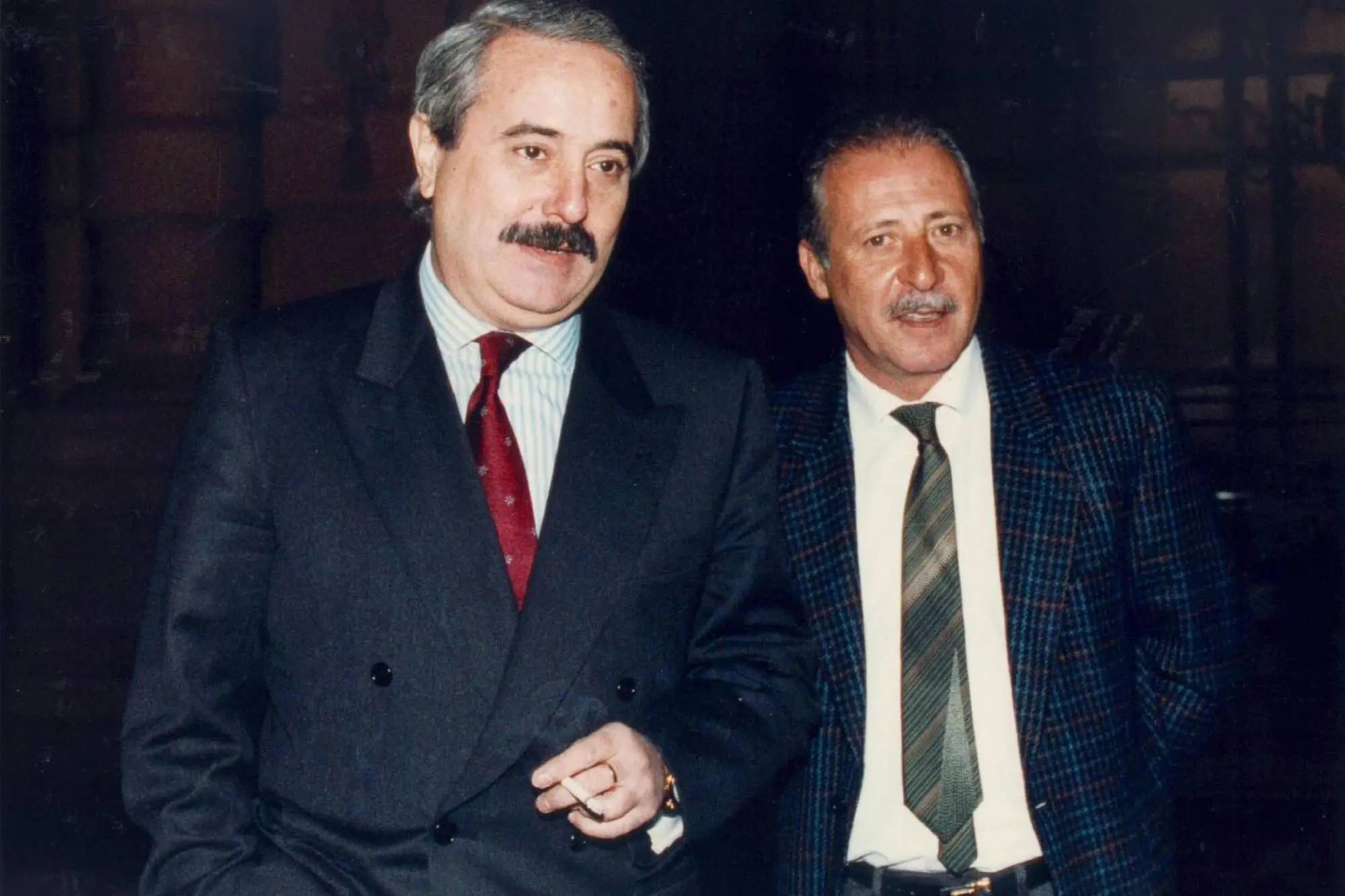 Giovanni Falcone e Paolo Borsellino (Ansa)