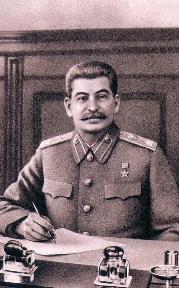 Stalin, qui in un ritratto, era presidente dell'Urss