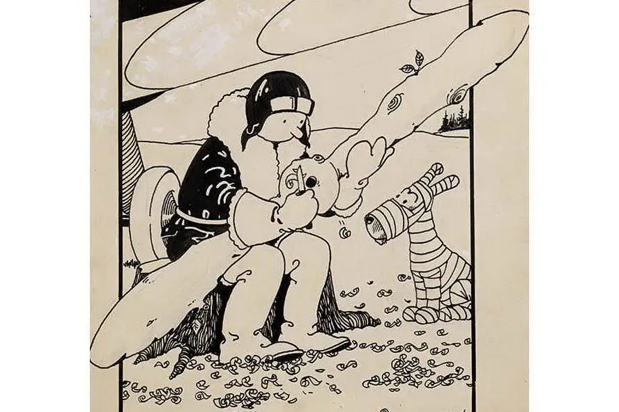La tavola del primo numero di Tintin messa all'asta in Texas (Heritage Auctions)
