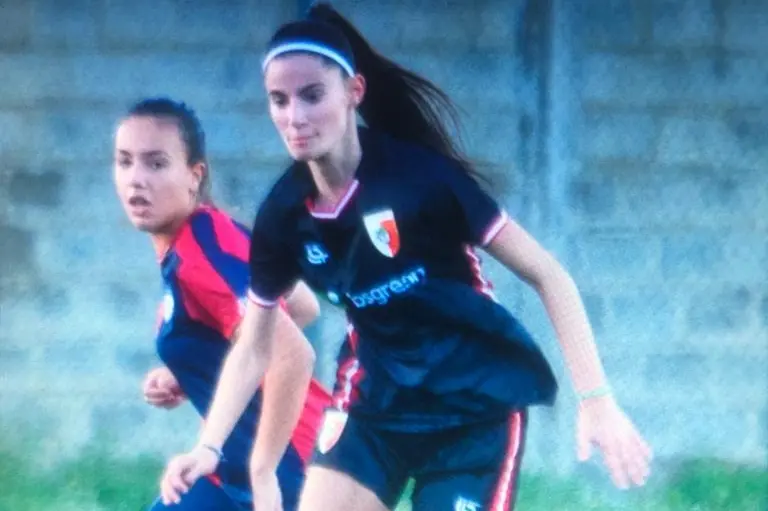 Noemi Scalas, 19 anni, attaccante Tharros femminile (foto Zucca)