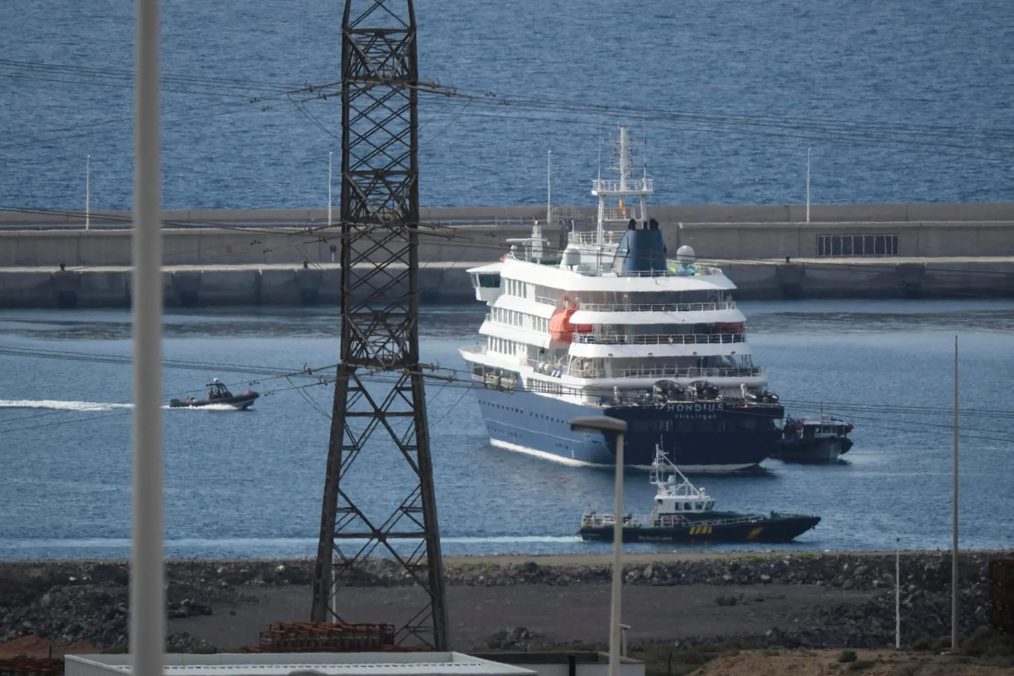 La MV Hondius a Tenerife (Ansa-Epa)