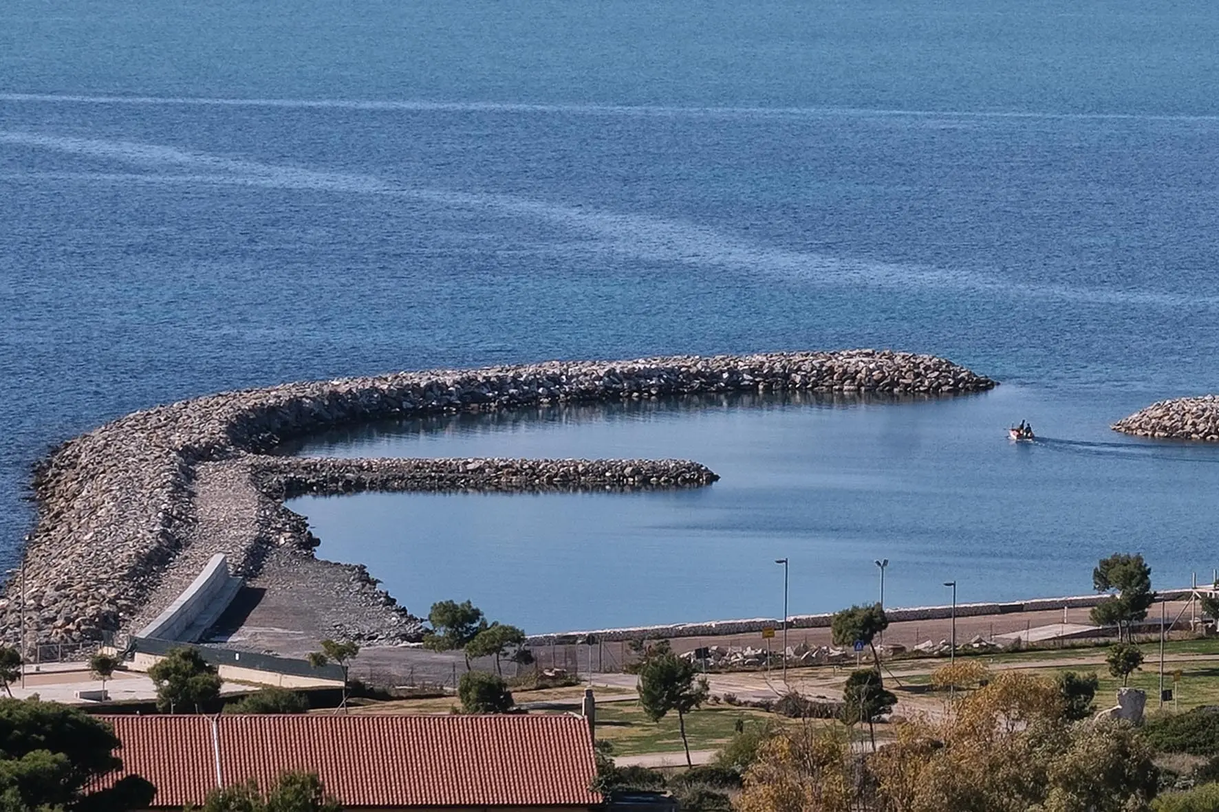 Cagliari porticciolo pescatori Sant'Elia