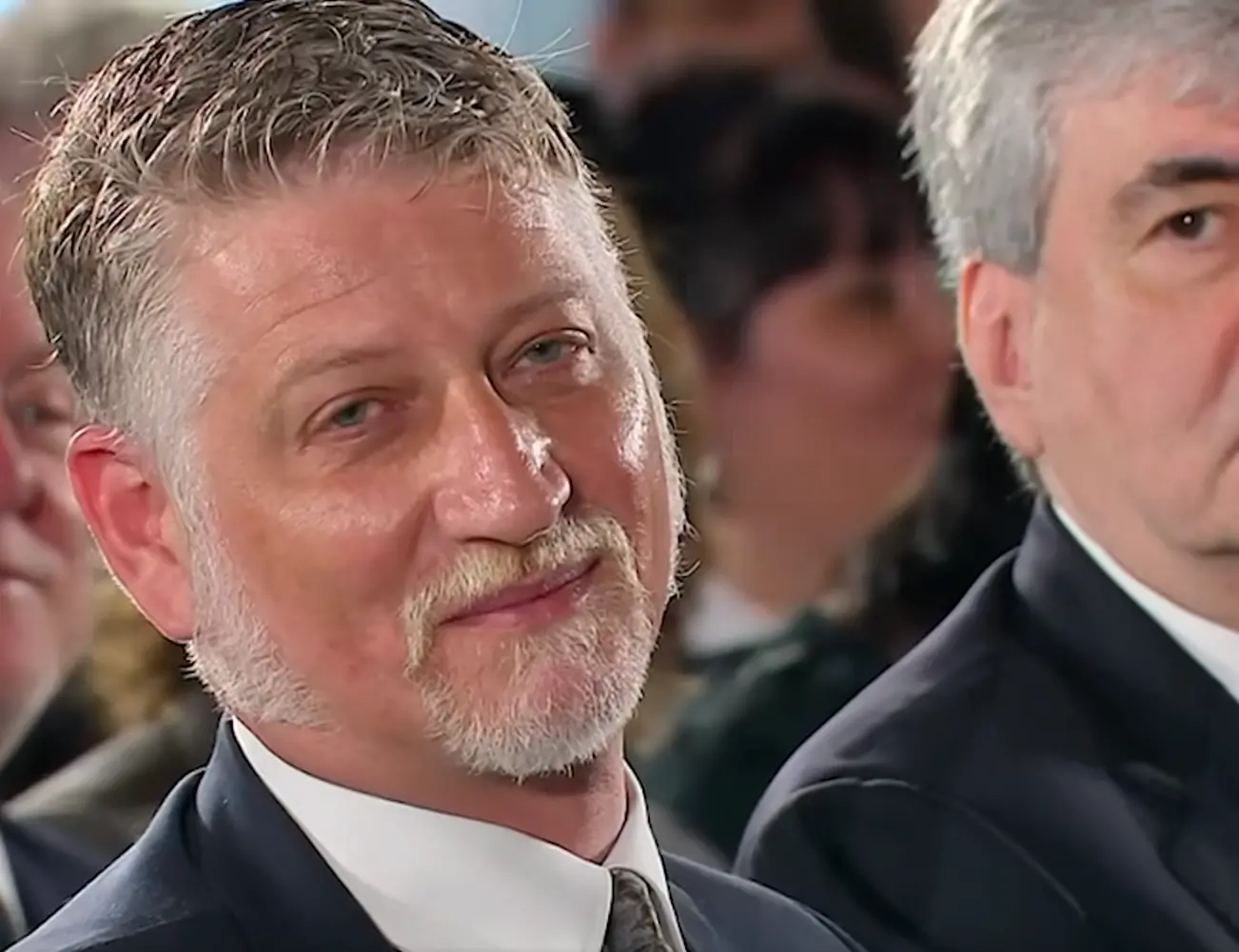 Alessandro Giuli, ministro della Cultura, alla presentazione dei David di Donatello
