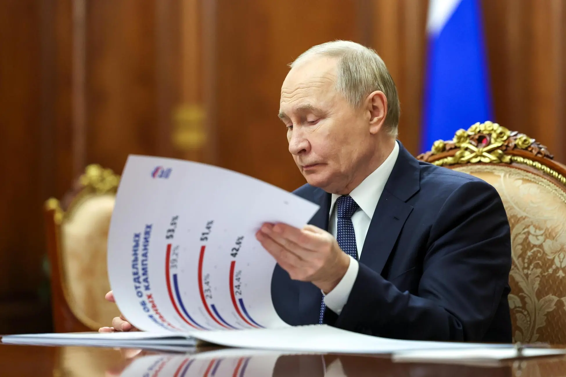 Vladimir Putin (Ansa-Epa-Kremlin)