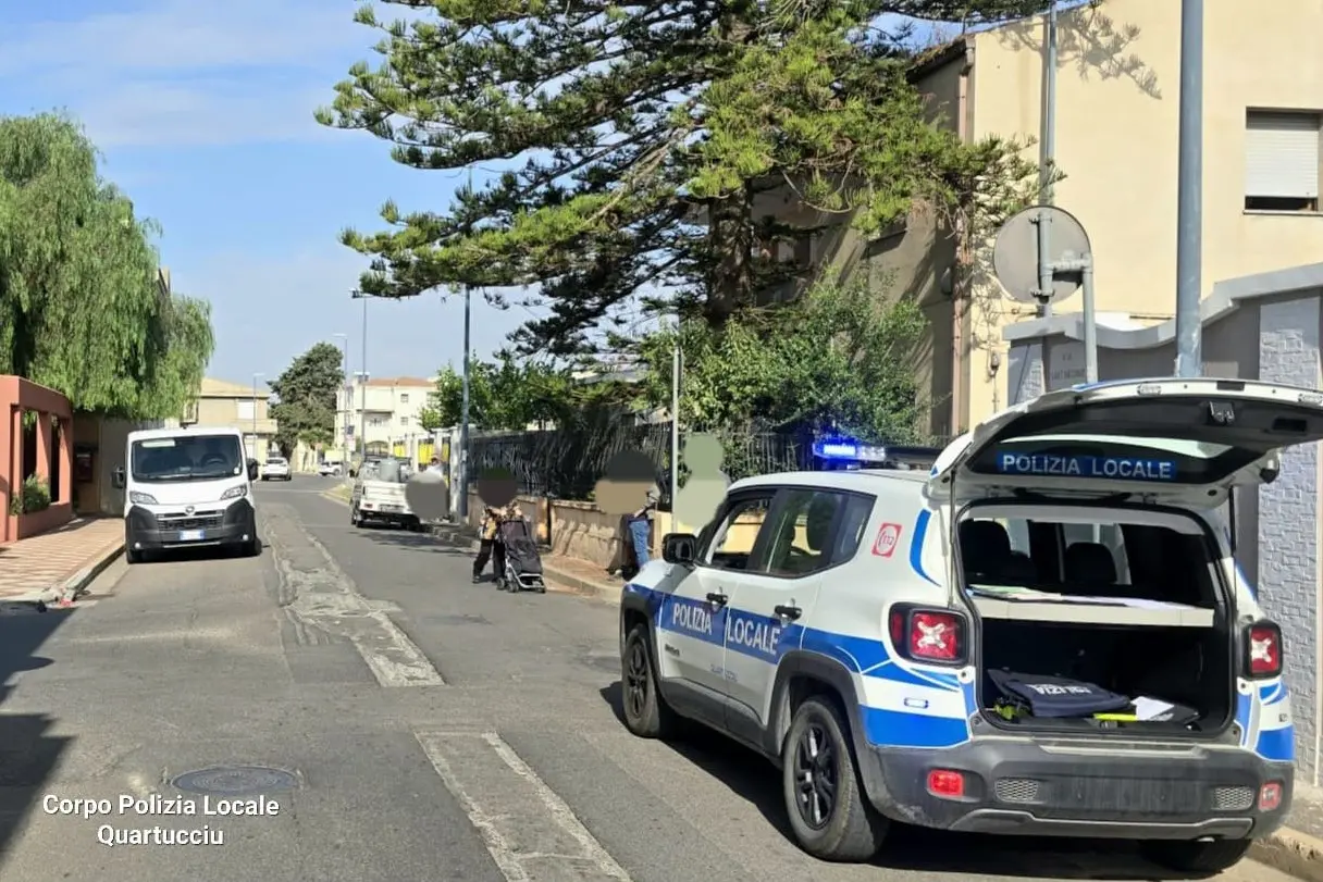 Controlli della polizia locale a Quartucciu