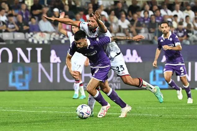 Il Cagliari esce sconfitto per 3-0 dal Franchi (Ansa)