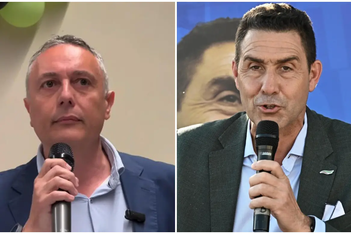 Suvilla e Vannacci (foto Ansa)