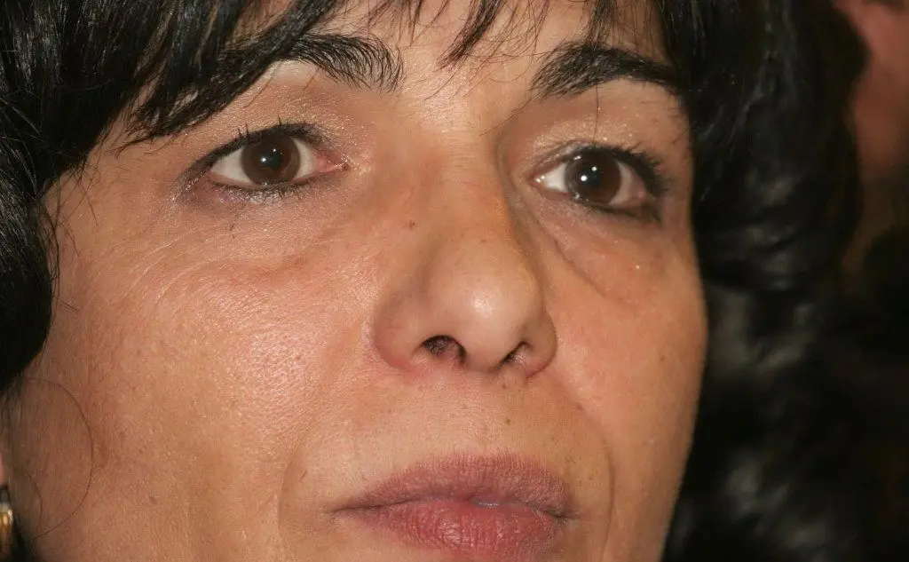 Un primo piano di Maria Ausilia Piroddi