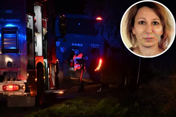 I soccorsi e, nel tondo, Cinzia Cotza, la vittima (foto Alessandra Chergia)