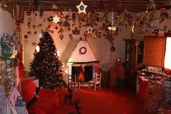 La casa di Babbo Natale (foto Severino Sirigu)