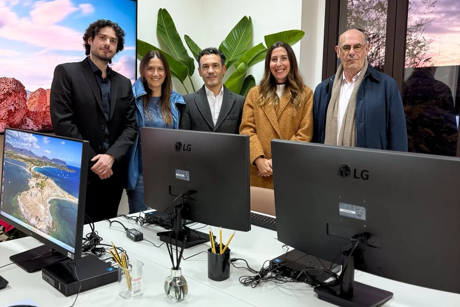 L'inaugurazione della sala (foto Murgana)