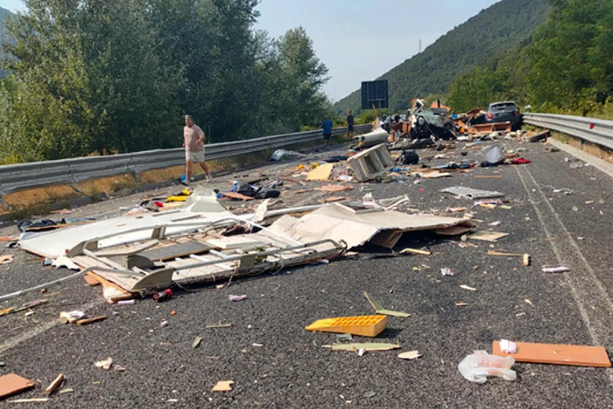 Il luogo dell'incidente (Ansa)