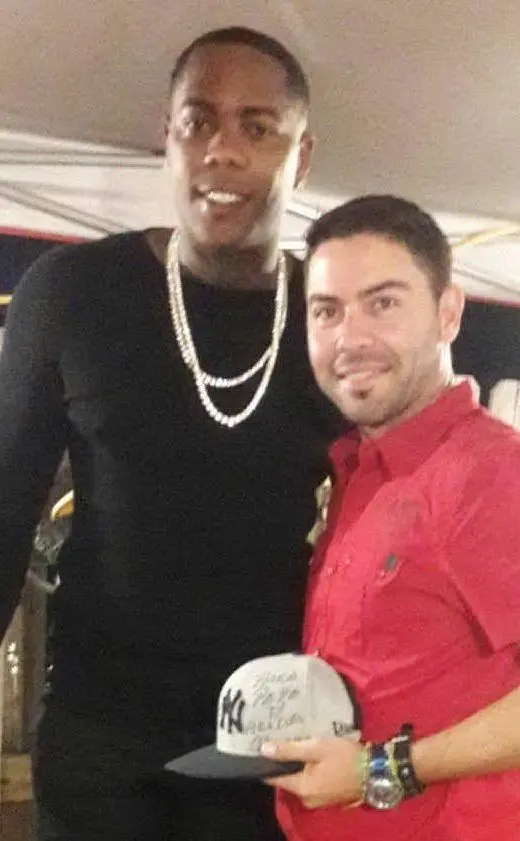 Aroldis Chapman con Kleyvert Rodriguez Cueto