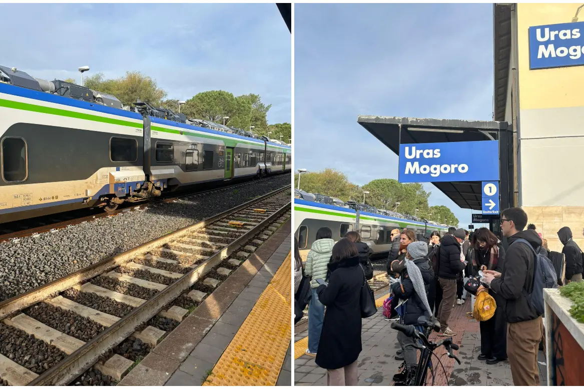 Guasto sulla linea ferroviaria Cagliari-Oristano