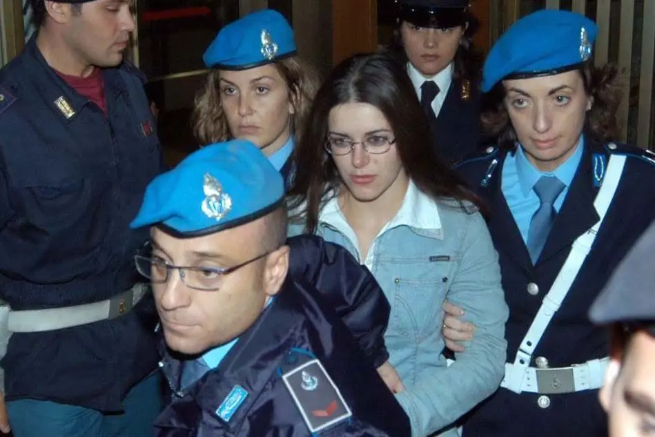 Elisabetta Ballarin ai tempi dell'arresto