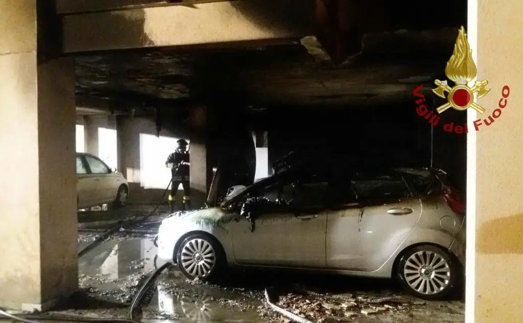 Intervento dei vigili del fuoco