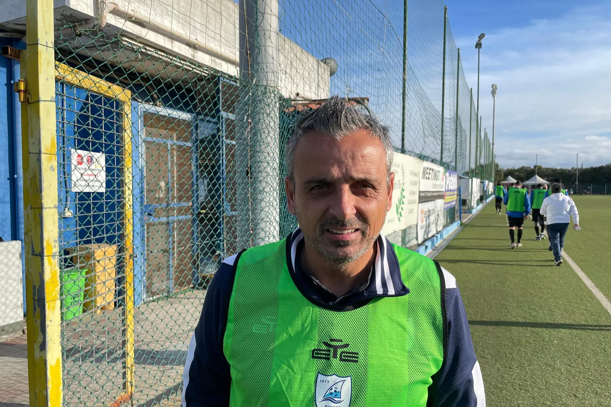 Raffaele Cerbone, allenatore del Budoni finalista di Coppa Italia Eccellenza (foto Spignesi)
