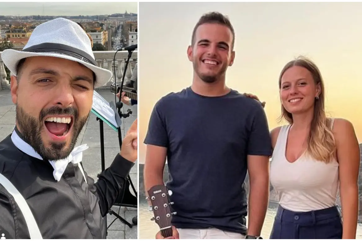 Cristian Medda, Nicole Cossu e Manuel Serrenti (foto Instagram)