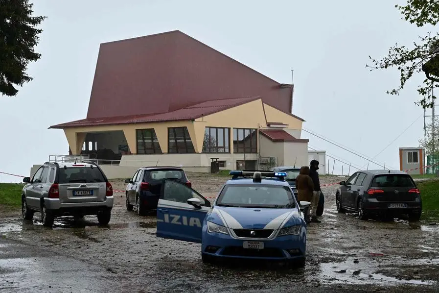 La stazione di arrivo della ferrovia del Mottarone (foto Ansa/AFP)