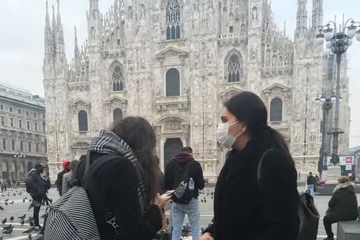 Piazza Duomo a Milano (Foto L'Unione Sarda)