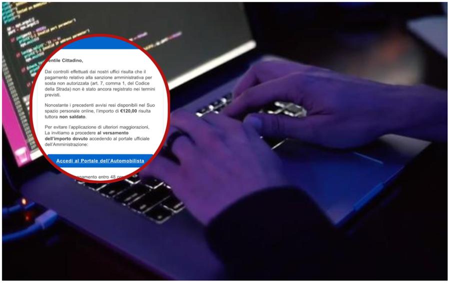 «La tua multa non stata pagata, clicca qui per risolvere»: la nuova truffa arriva per e-mail