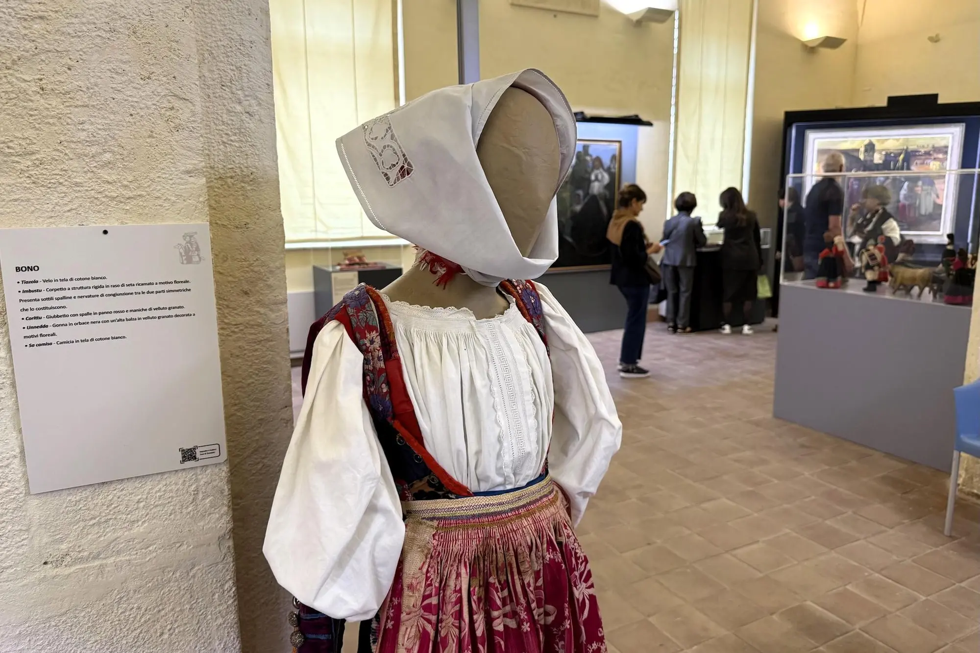 Una veduta della mostra nella Pinacoteca di Sassari