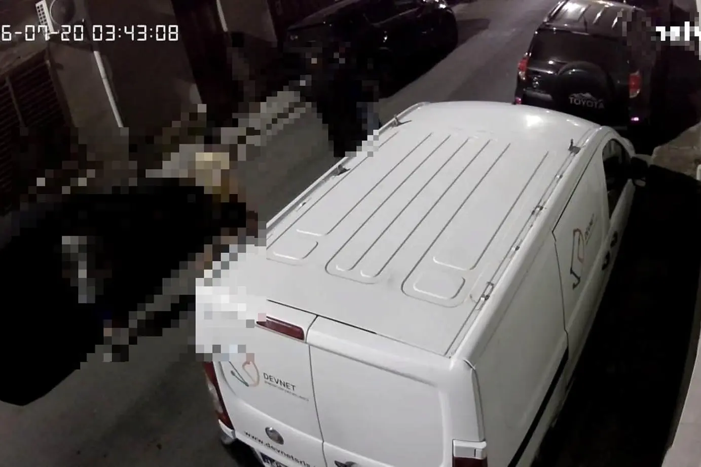 I fotogrammi della videosorveglianza