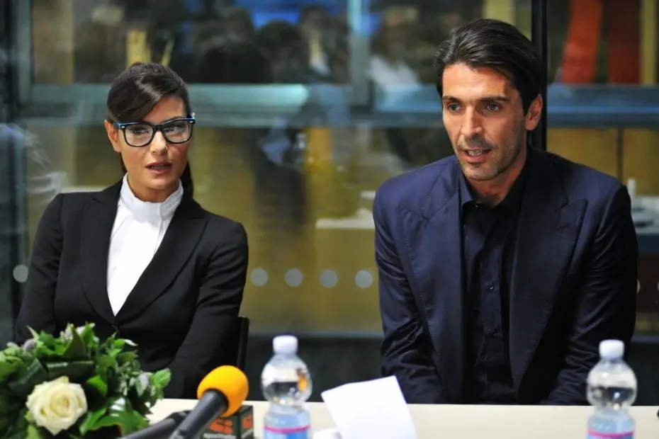 Gigi Buffon e Ilaria D'Amico (Archivio L'Unione Sarda)