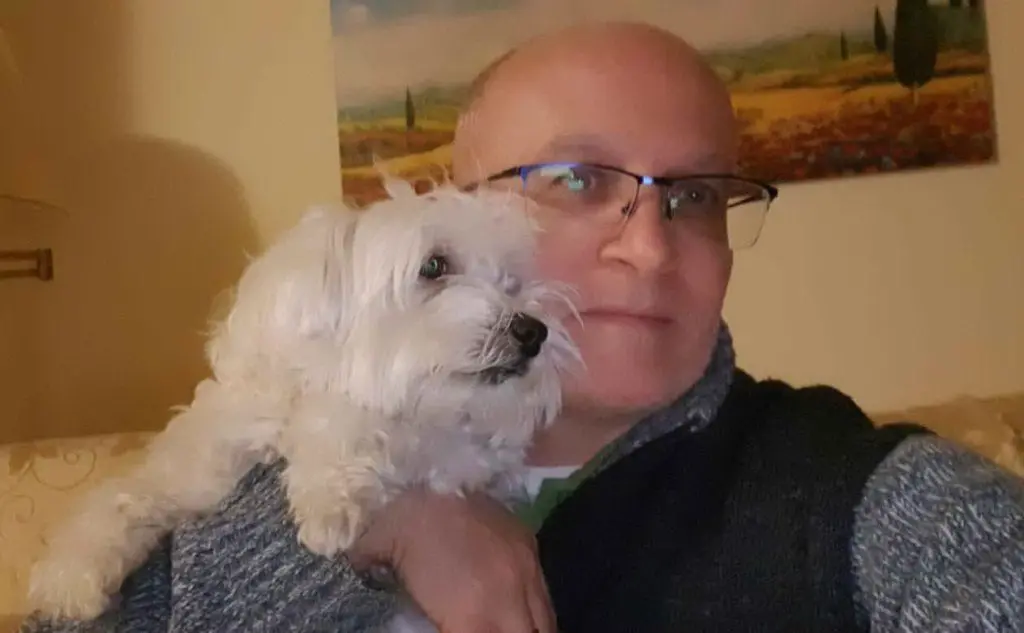 Roberto Mereu da Selargius con Milù