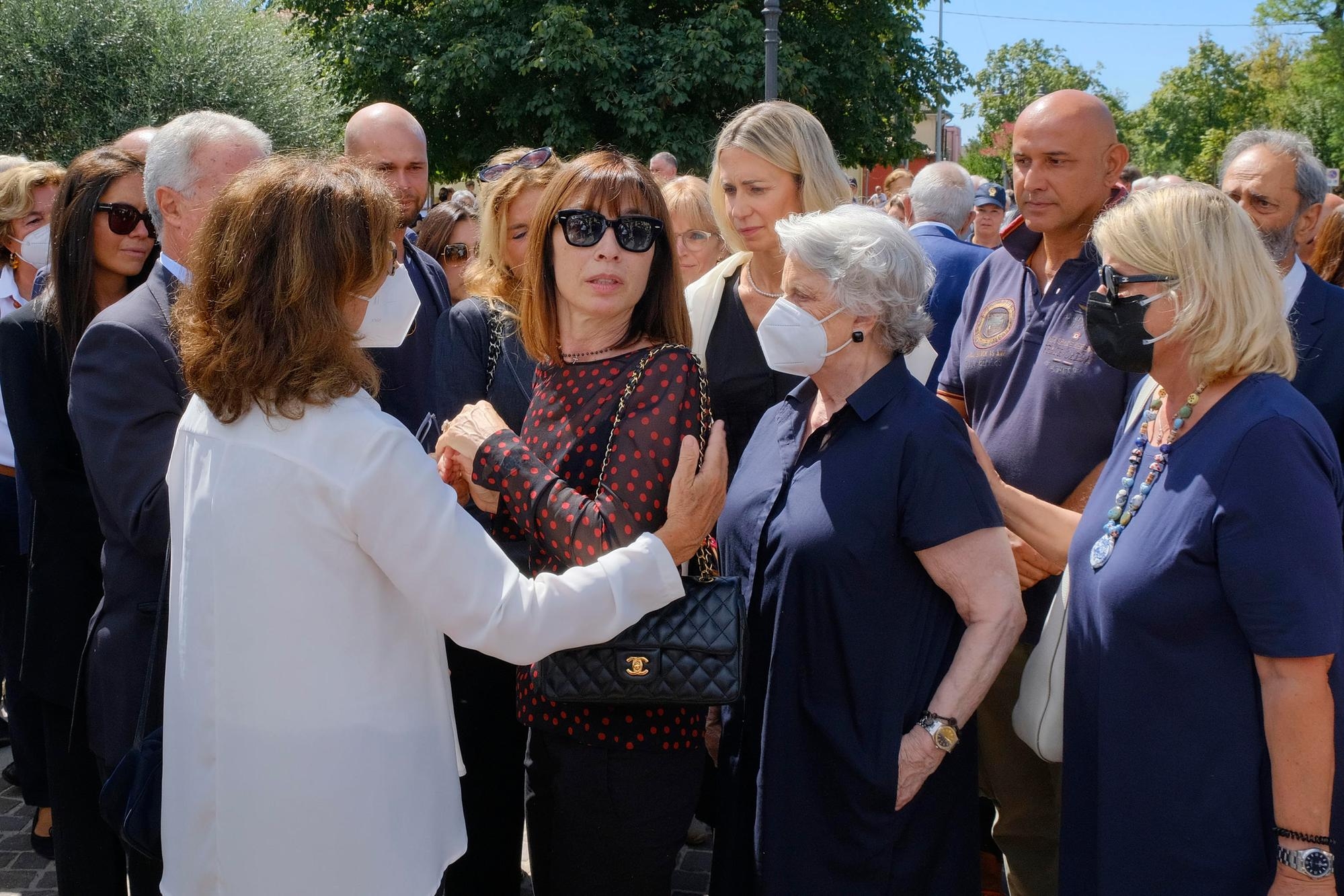 Familiari, amici e personalità della politica al funerale di Niccolo Ghedini a Santa Maria di Sala ( Venezia), 20 Agosto 2022. ANSA/NICOLA FOSSELLA