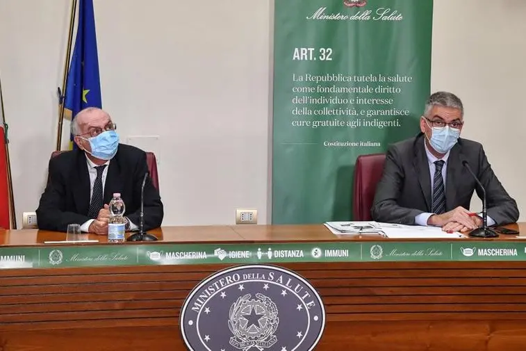 Rezza e Brusaferro (Ansa)