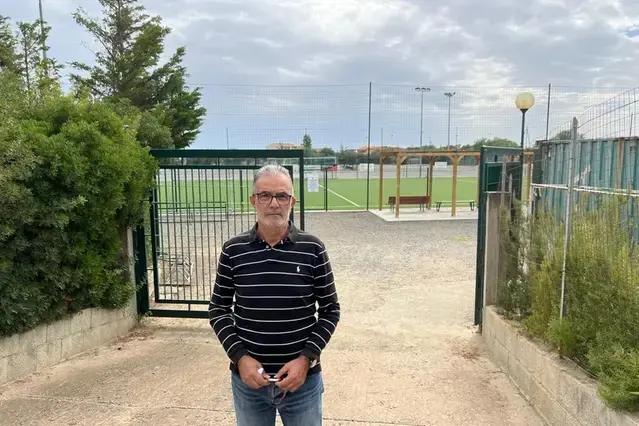Angelo Padiglia, allenatore del San Vito (foto Andrea Serreli)