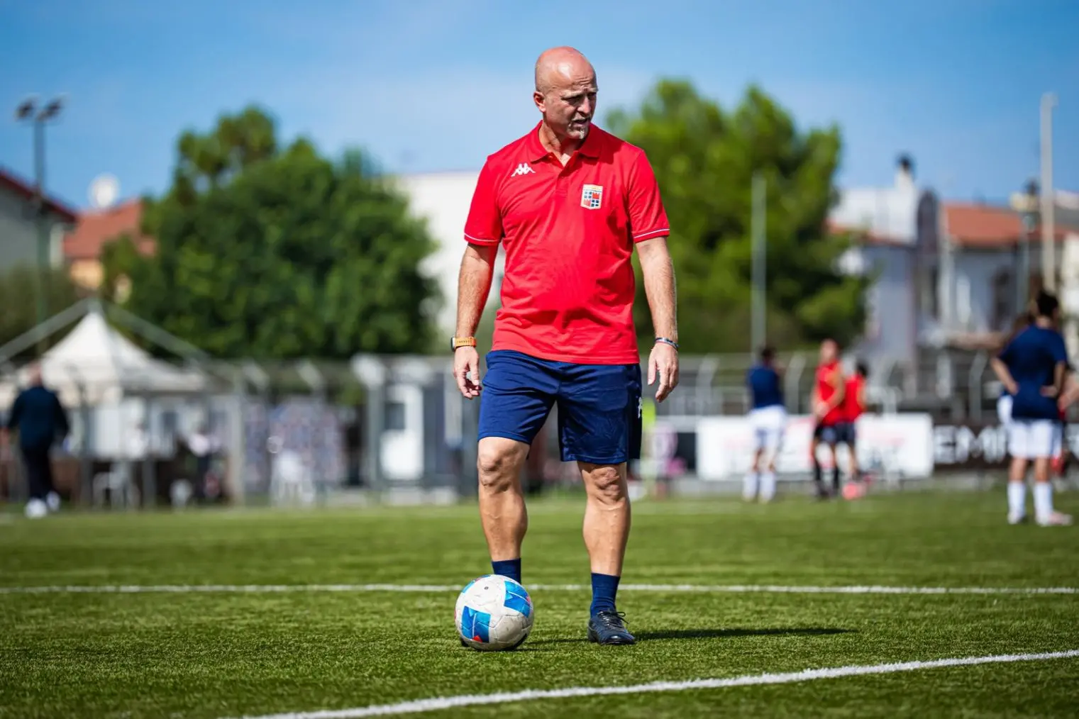 Il tecnico Emanuele Riu (foto di Alessio Dalerci)