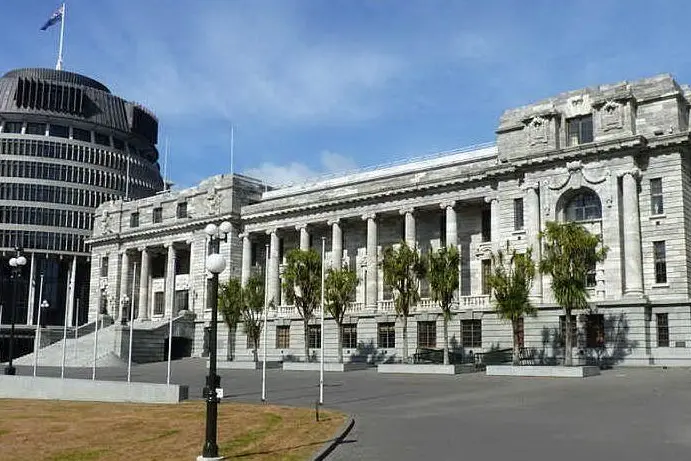 Il palazzo del parlamento a Wellington (foto wikimedia)