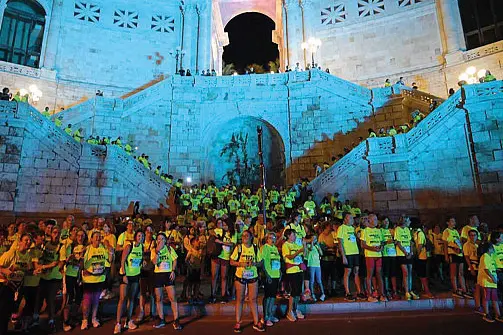 Il Bastione di Saint Remy lo scorso anno ha ospitato la partenza dell’Urban Trail a Cagliari