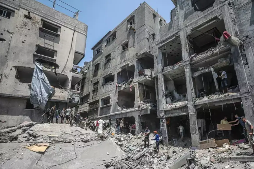 Macerie a Gaza (Ansa)