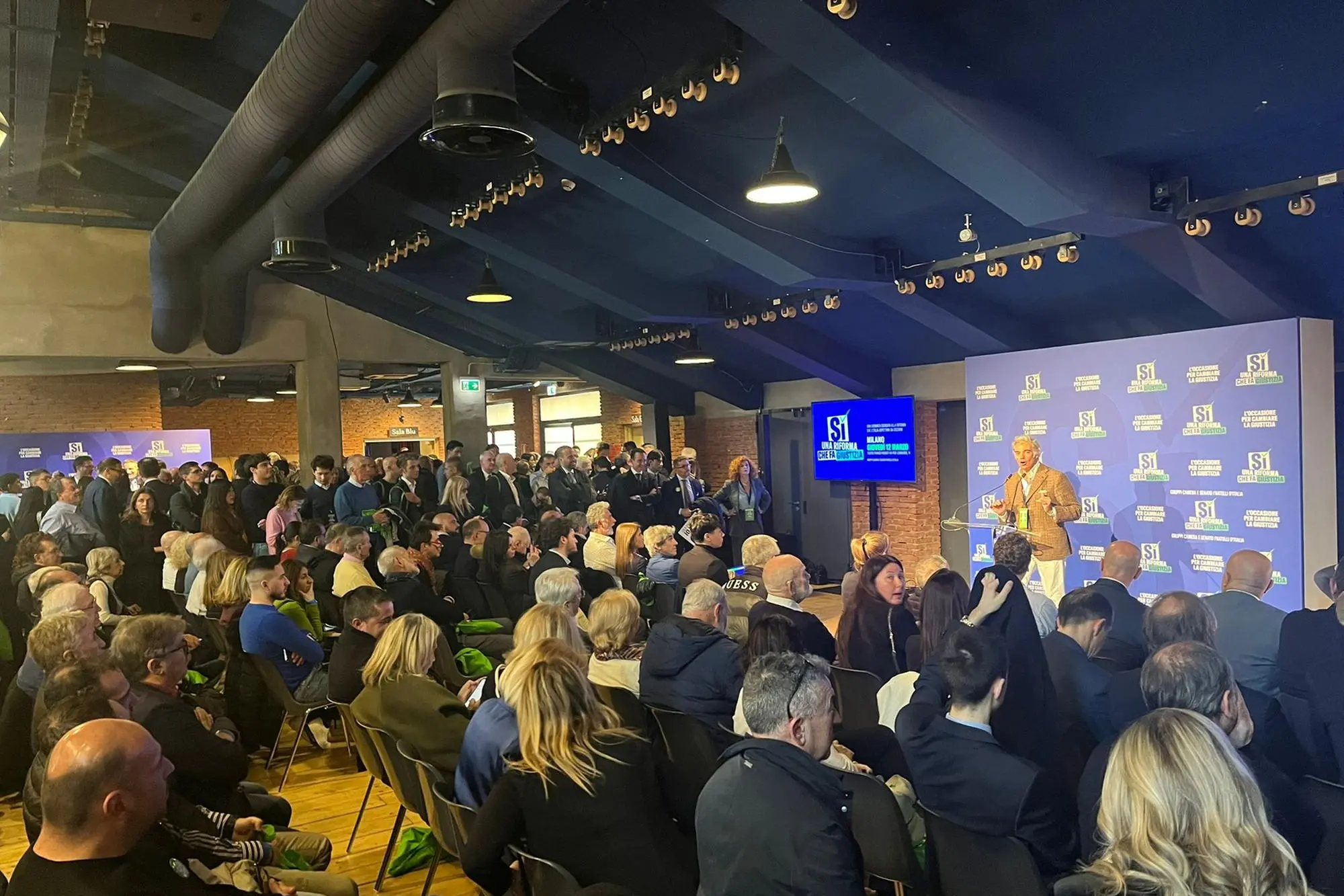 L'evento di Milano (Foto L'Unione Sarda)