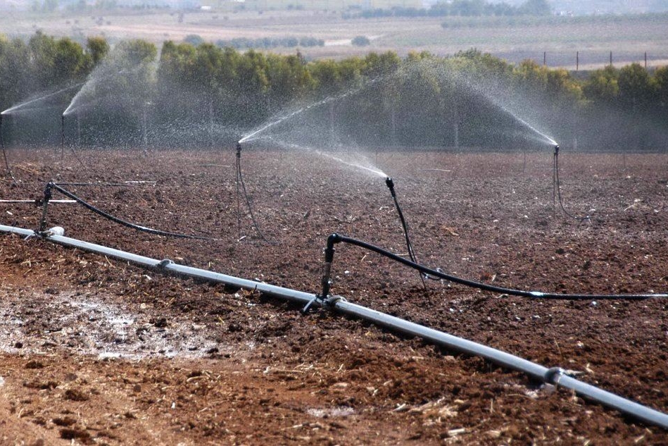 Irrigazione nei campi