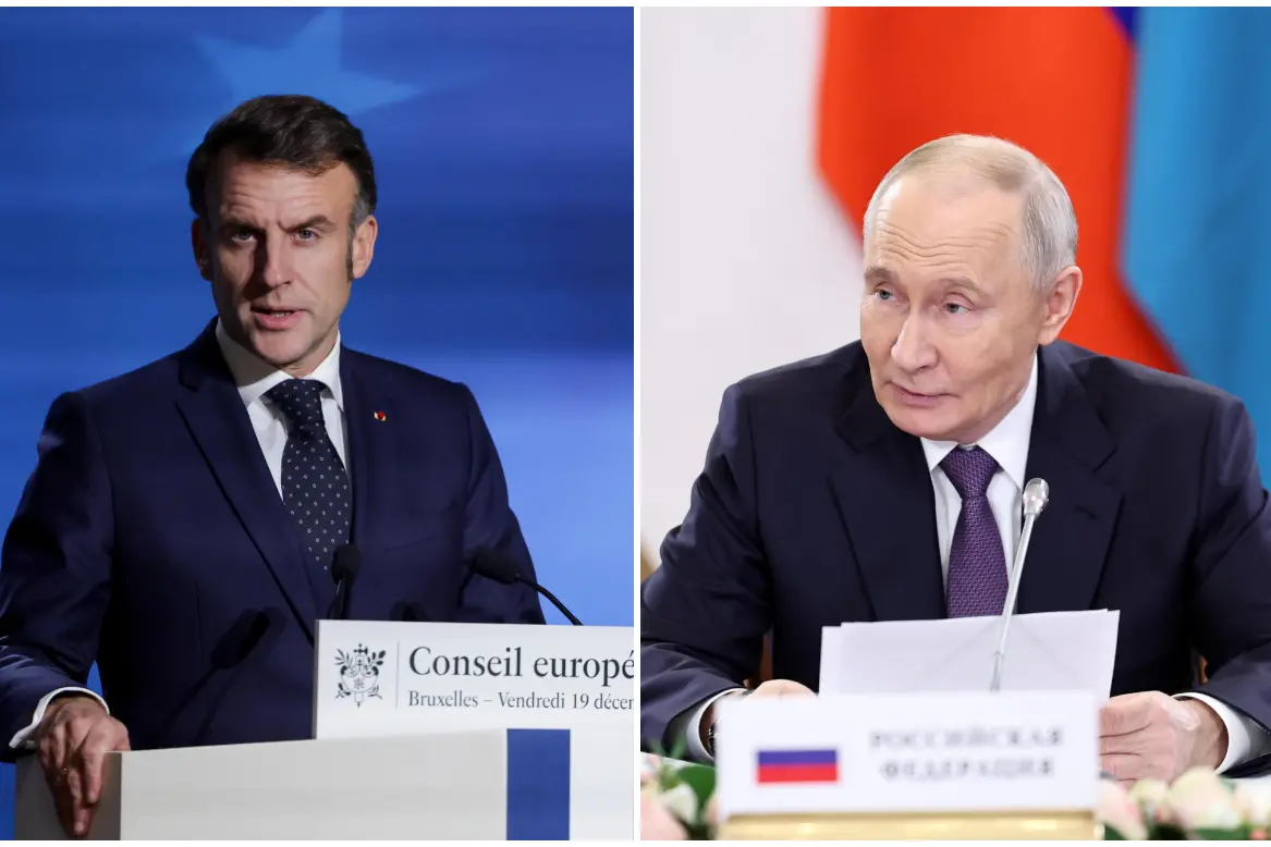 Macron e Putin (Ansa)