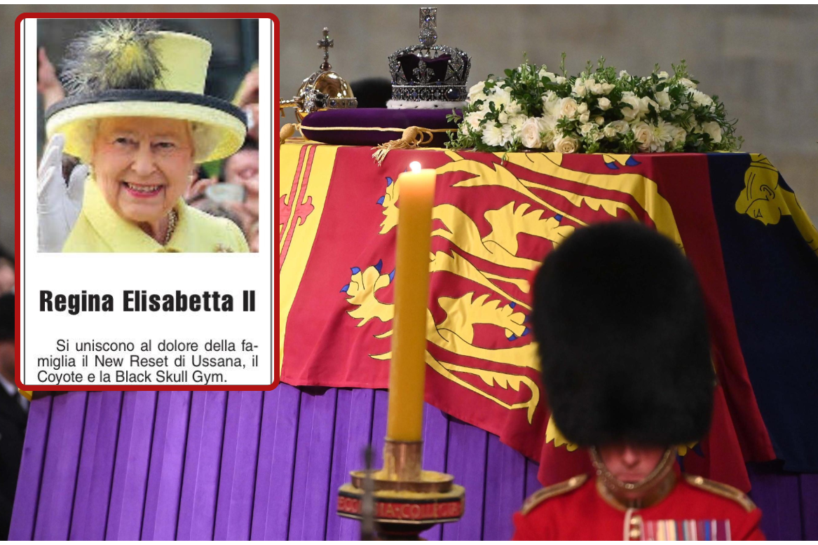 Da Ussana e Monastir necrologio (a pagamento) per la regina Elisabetta: “Ci uniamo al dolore della famiglia”