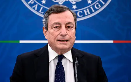 Il Primo\u00A0Ministro Mario Draghi (Ansa)