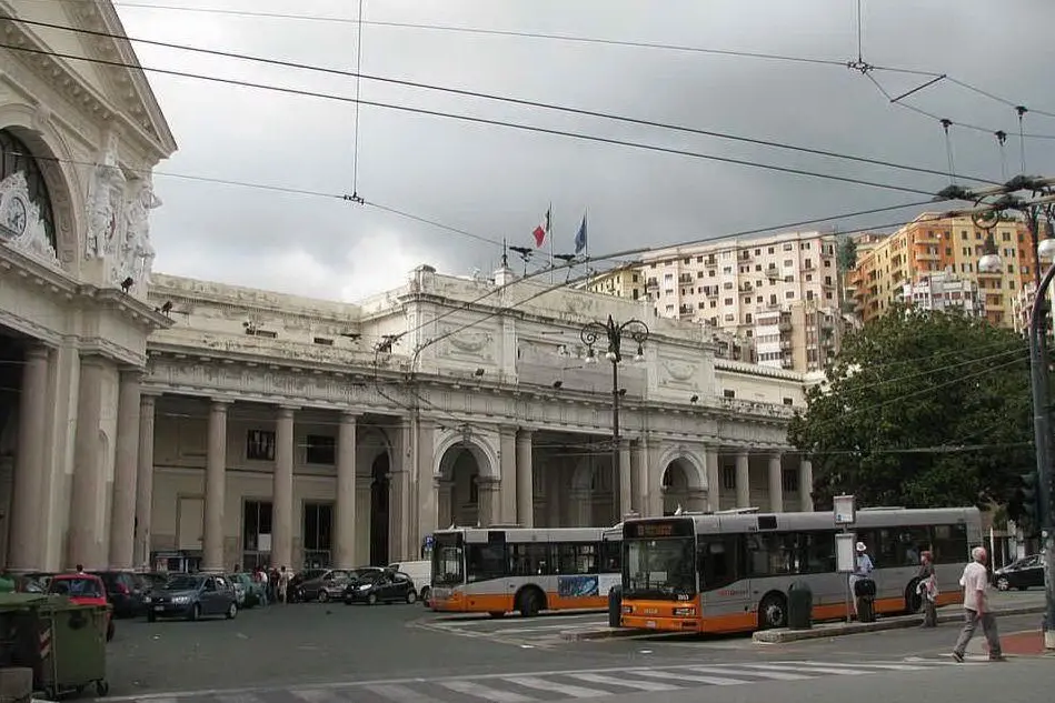 Genova, la stazione di Principe (Wikipedia)