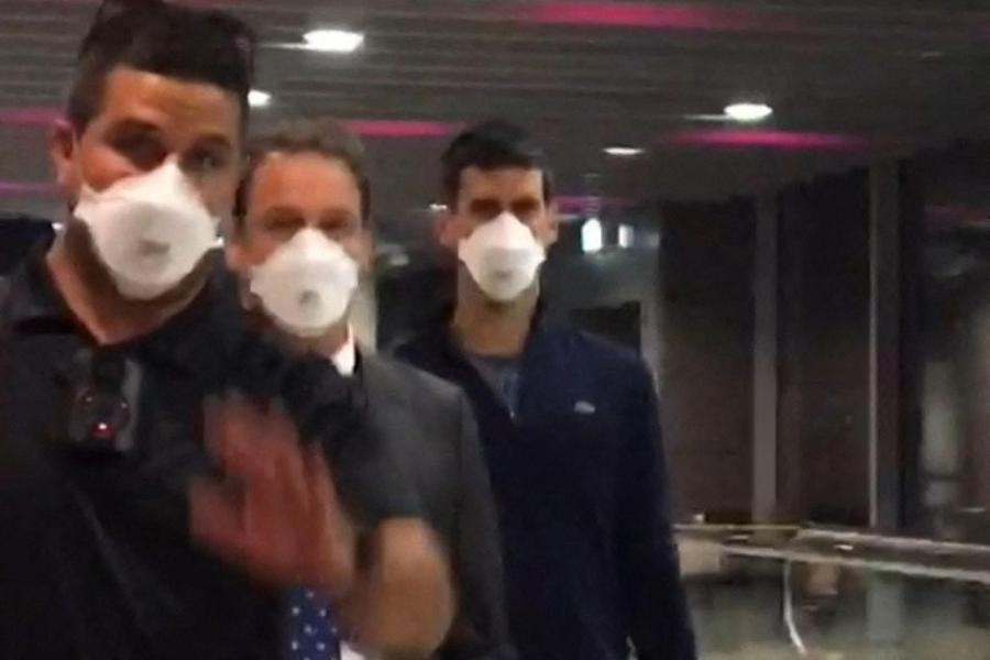 Espulso dall’Australia, Novak Djokovic è arrivato a Belgrado