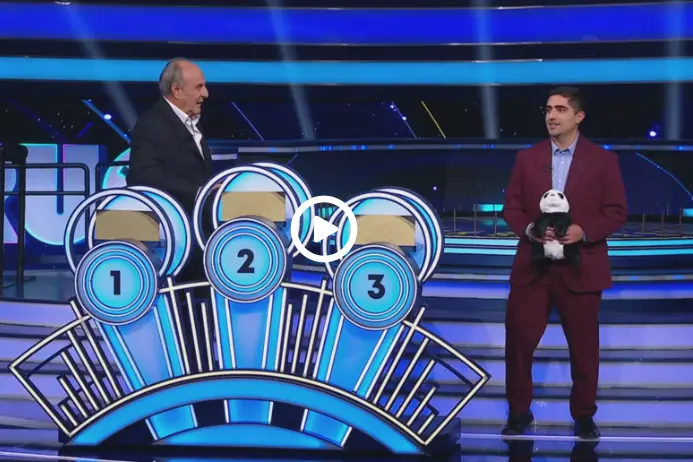 Gabriele Casti a La Ruota Fortuna (Foto sito Mediaset)