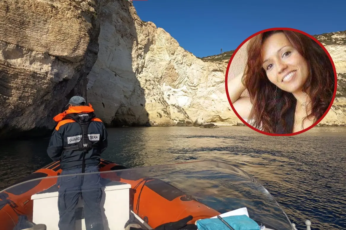 Le ricerche a Calamosca e, nel tondo, Martina Lattuca