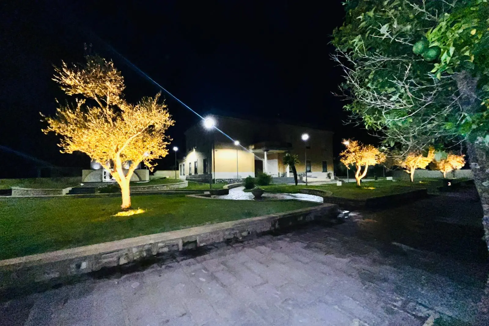 Il parco comunale di Simala (foto concessa)
